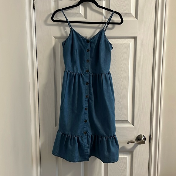 Japna Denim Chambray Dress - Picture 1 of 9